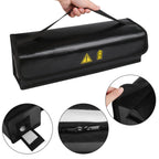 Bicycle battery fireproof bag